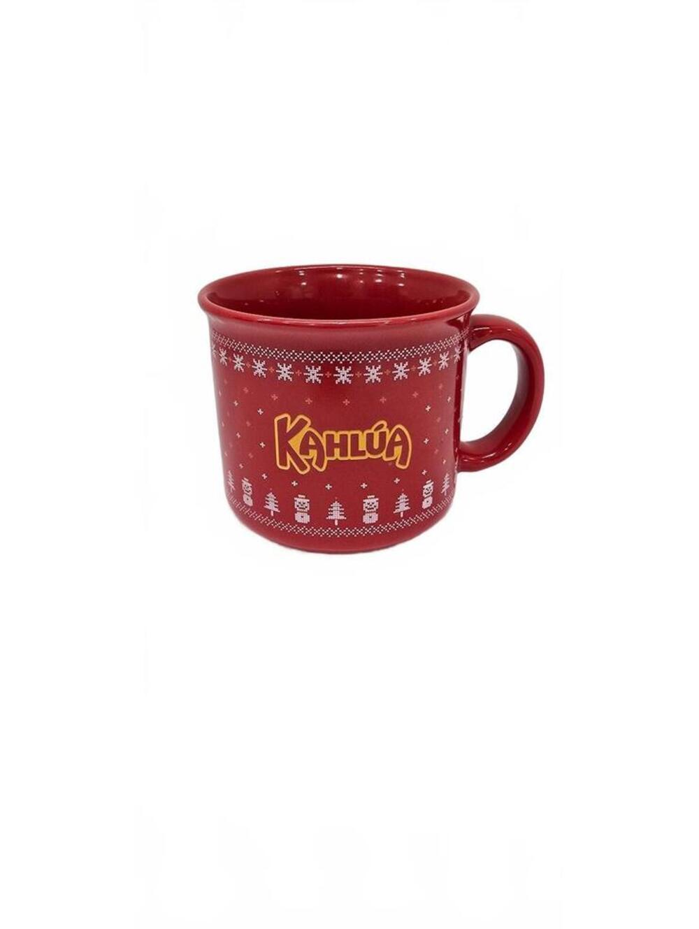 Kahlúa Red Ceramic Coffee Mug with Holiday Design